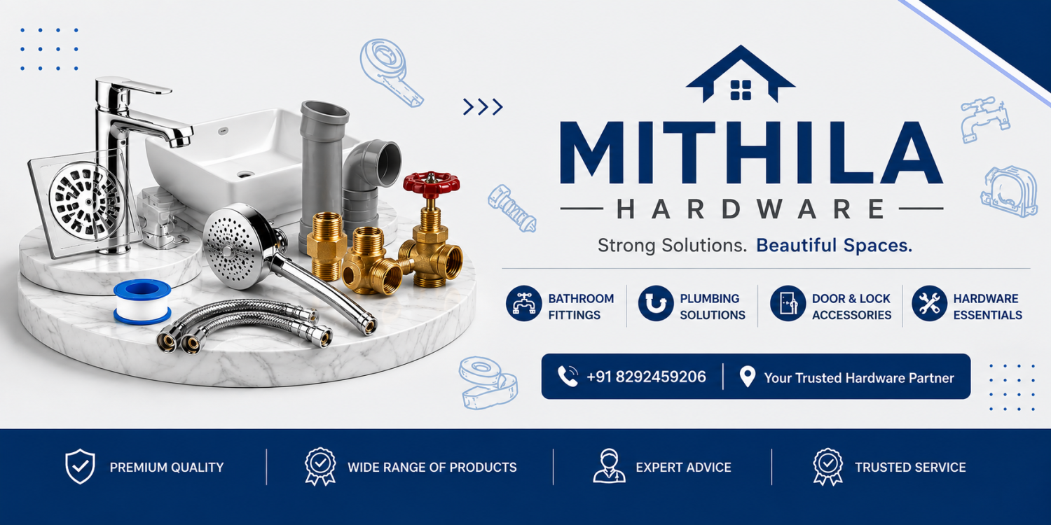 Mithila Hardware: Your Trusted Partner for Hardware, Sanitary & Plumbing Solutions promo
